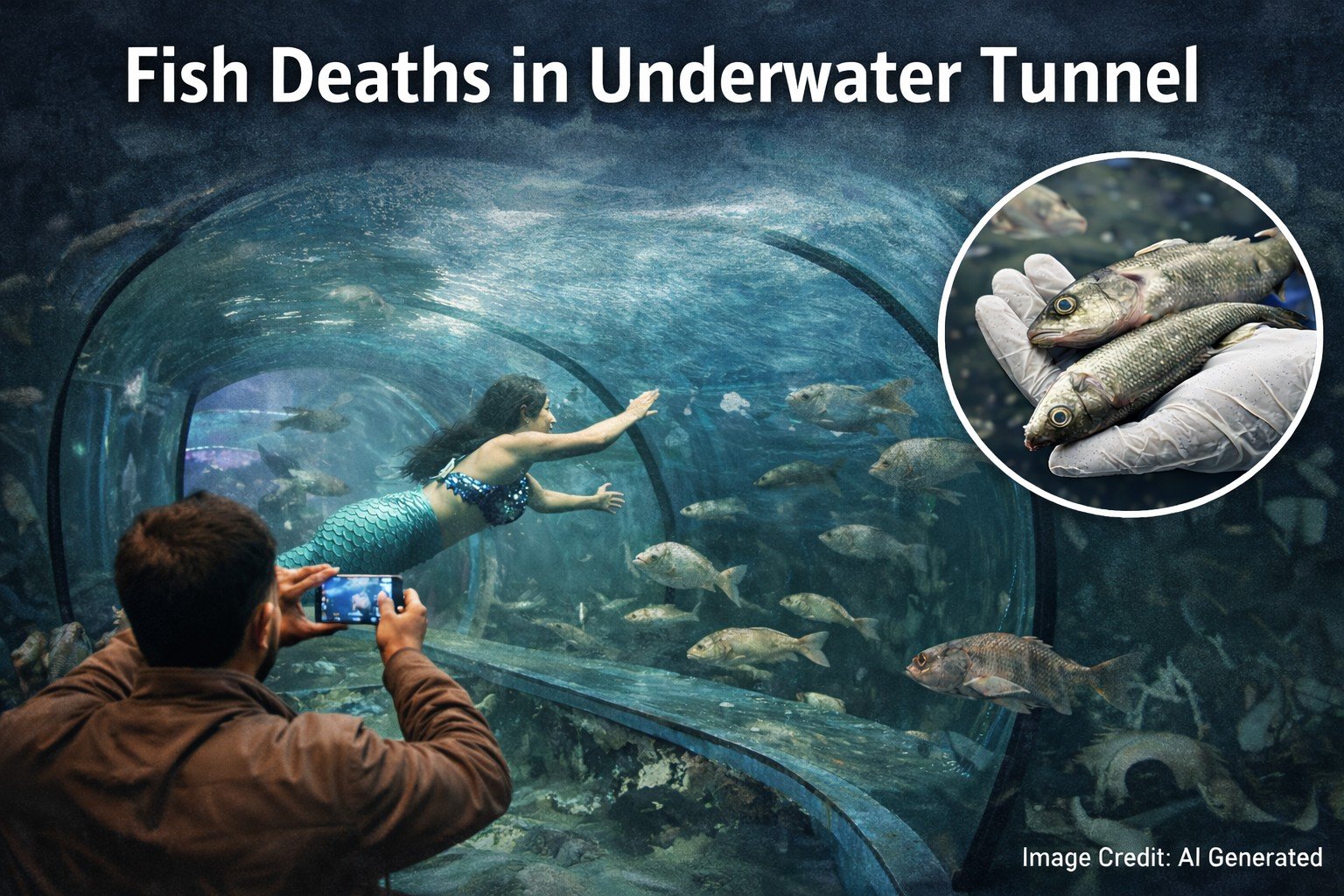 Fish deaths Underwater Tunnel